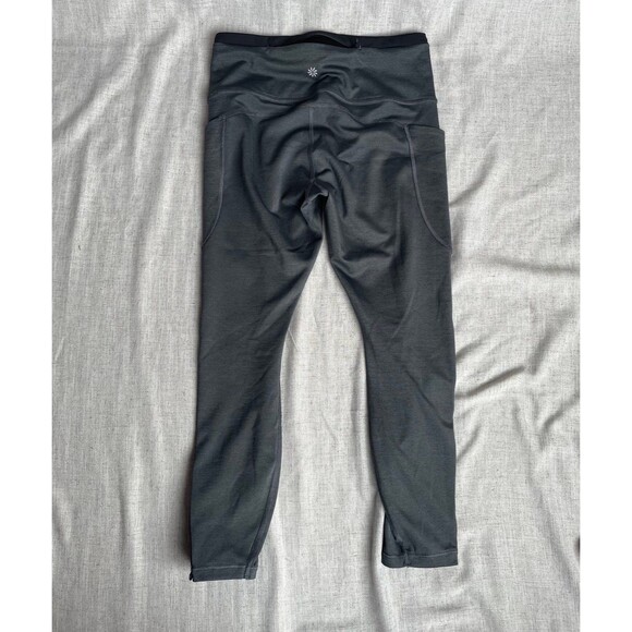 Athleta Allyson Felix Gray Ultimate Stash Legend Leggings Women's‎ Small - Picture 2 of 9